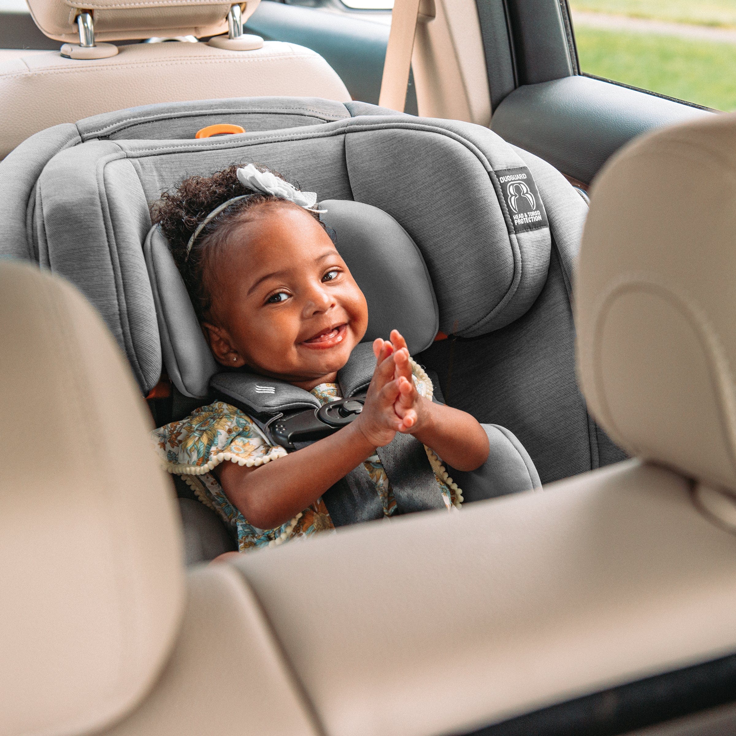 Chicco OneFit ClearTex All-In-One Convertible Car Seat for Infants to Toddlers - Safe & Comfortable for Travel, School & Family Road Trips