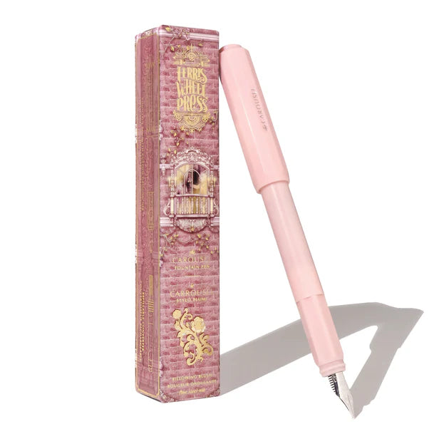 Ferris Wheel Press The Carousel Fountain Pen - Billowing Blush | Premium Writing Instrument for Calligraphy, Journaling & Gift Giving