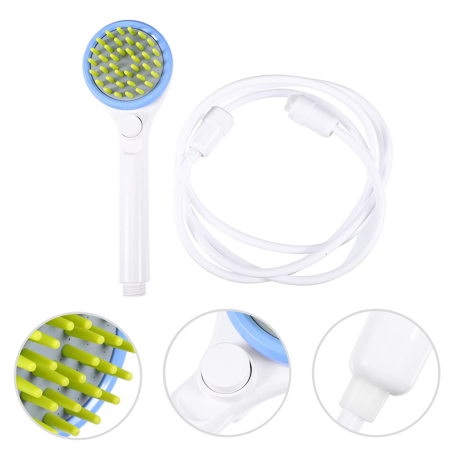 Balacoo Pet Shower Brush - Dog Grooming Comb & Massage Scrubber for Bath Time, Puppy Shower Sprayer with Ergonomic Handle - Perfect for Dog Wash, Puppy Bath & Pet Spa Days