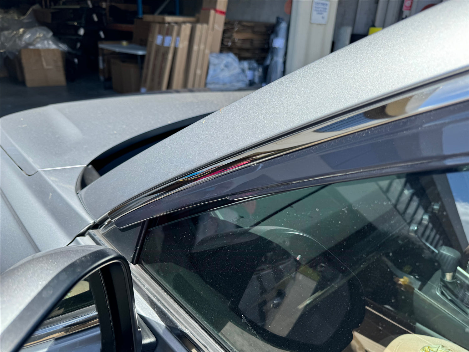 Stainless Steel Window Deflectors for Honda CR-V/CRV RS Series 2023-2024 - Rain Guards & Wind Noise Reduction - Perfect for All-Weather Protection & Off-Road Adventures