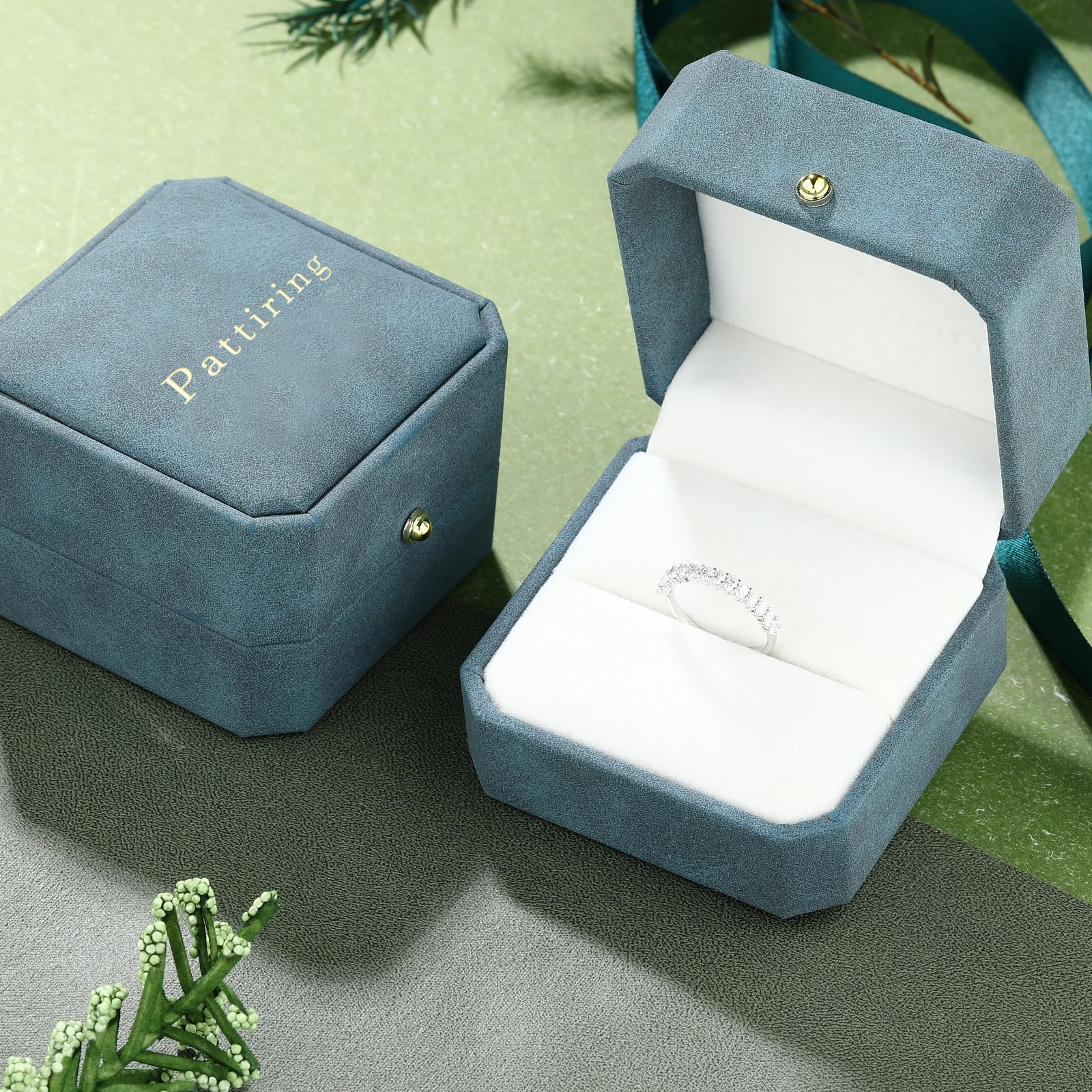 Moissanite Wedding Band for Women - 925 Sterling Silver Half Eternity Engagement Ring | Stackable Promise Ring | Size 3-10 | Perfect for Bridal Sets, Anniversary Gifts & Everyday Elegance