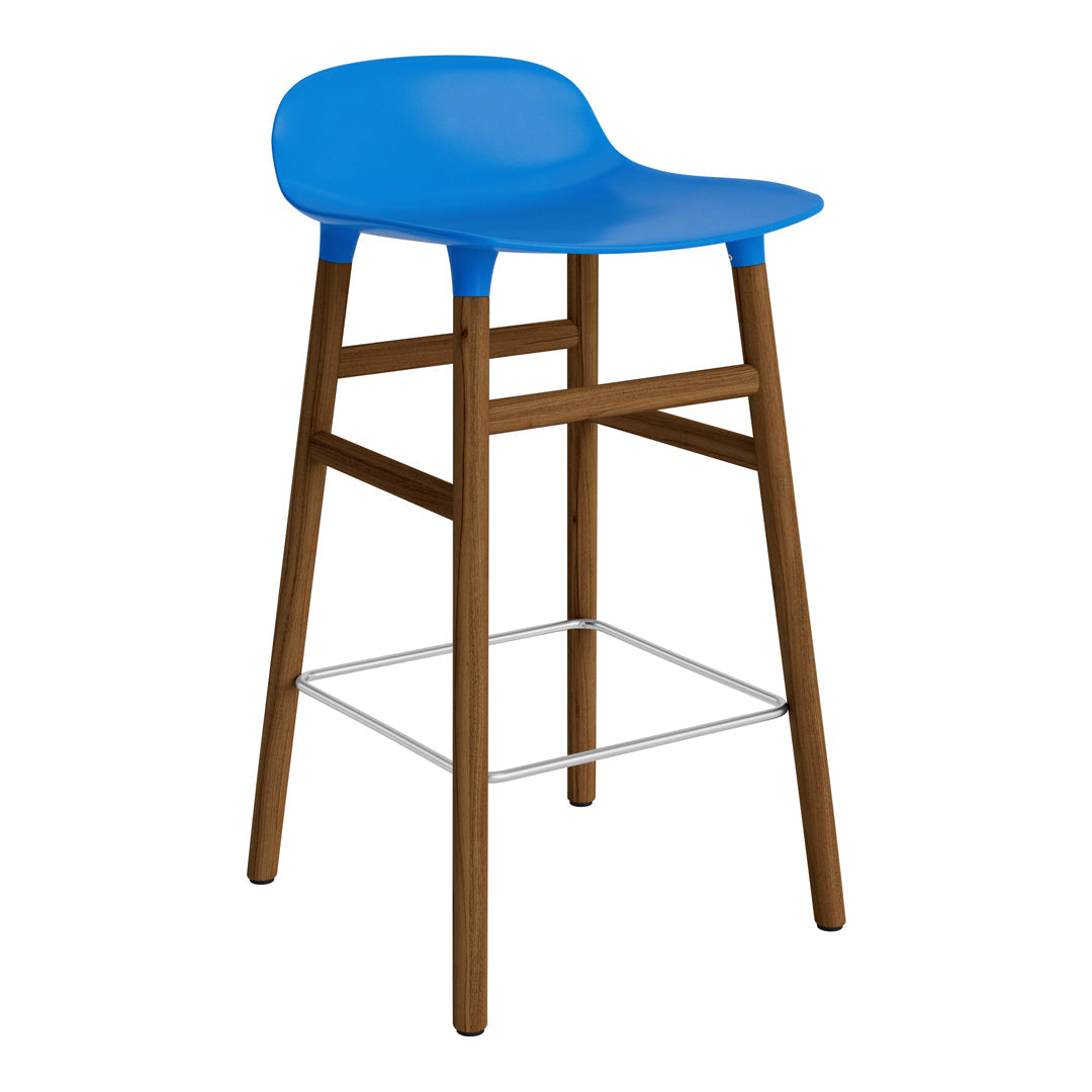 Modern Wooden Counter Stool with Sturdy Wood Legs - Perfect for Kitchen Islands, Bars, and Breakfast Nooks