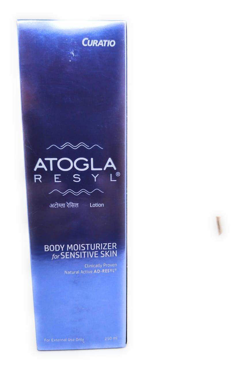 CURATIO Atogla Resyl 250ml Hydrating Body Moisturizer Gel for Dry Skin - Deep Moisture & Nourishment for Daily Skincare Routine