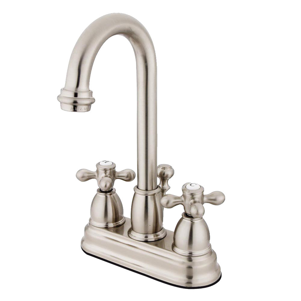 Kingston Brass KB3618AX 4-Inch Centerset Bathroom Faucet - Chrome Finish for Vanity Sinks - Perfect for Modern Home & Apartment Bathrooms