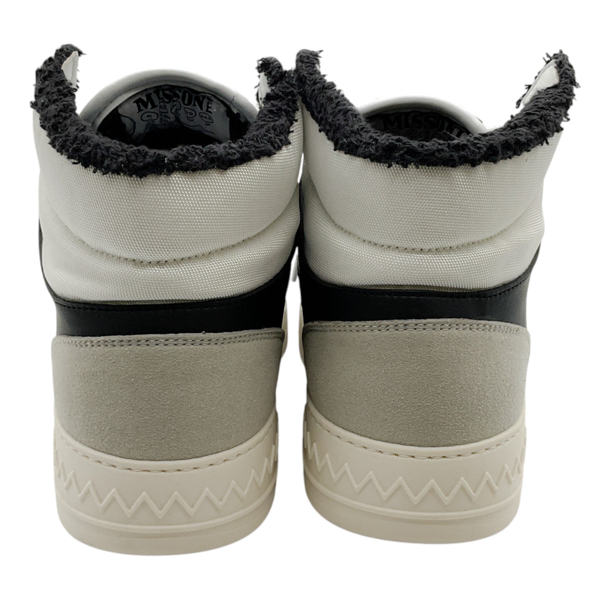 Missoni Black & White Multi Zigzag Basket High-Top Sneakers - Trendy Casual Shoes for Women | Perfect for Streetwear, Work & Everyday Fashion