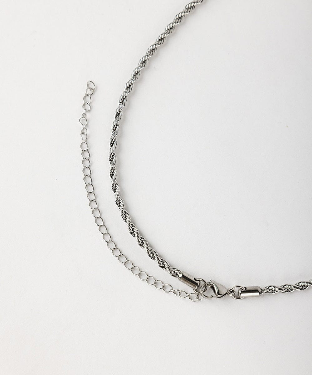 Elegant Twist Chain Band for Women - Sterling Silver or Gold Plated Necklace - Perfect for Everyday Wear, Layering & Gifts