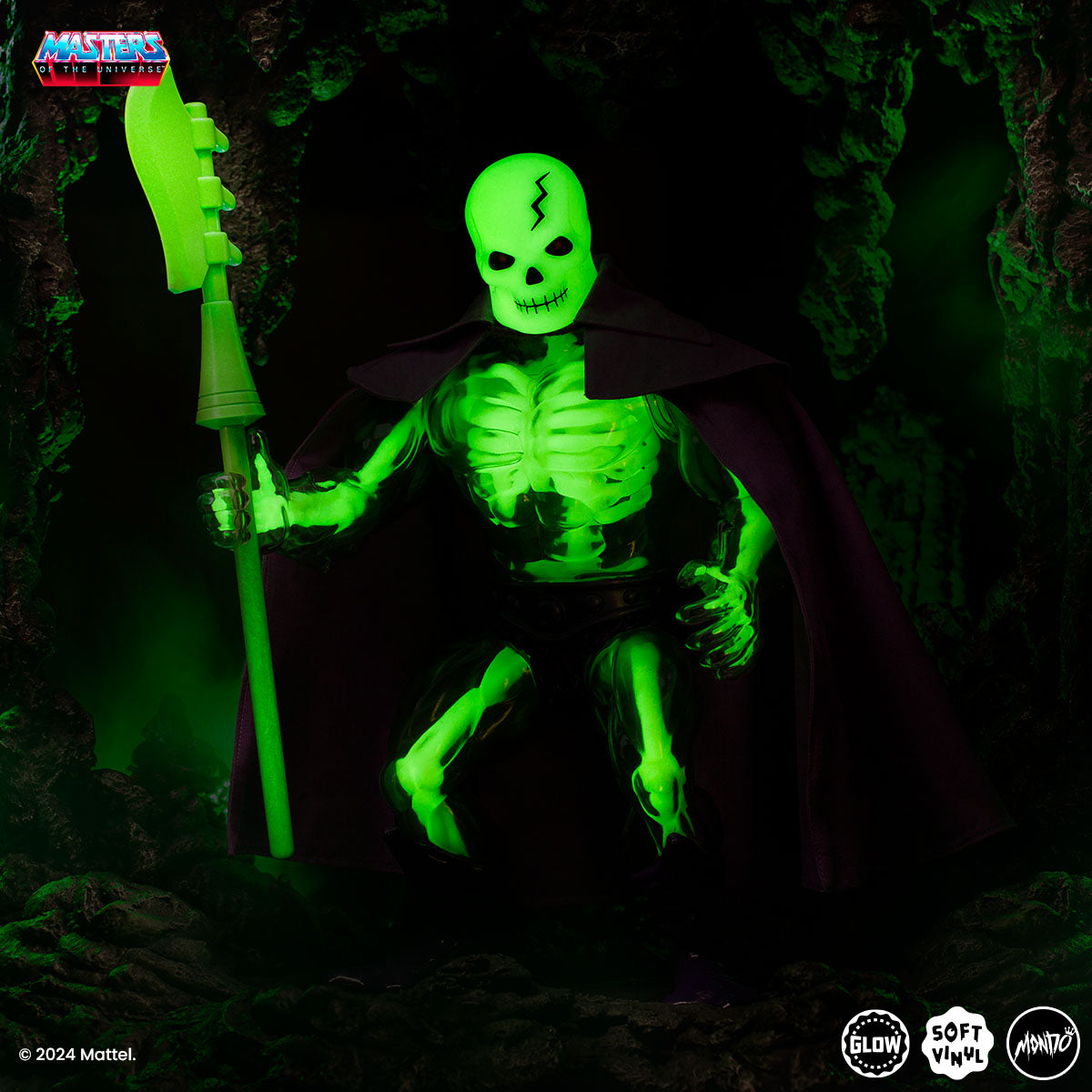 Masters of the Universe Scareglow Soft Vinyl Figure - Limited Timed Edition Collectible Toy for Display & Gift Giving