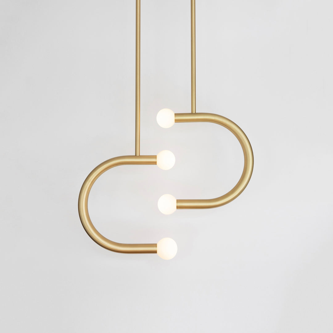 Modern Crystal Pendant Lamp - Elegant Glass Ceiling Light Fixture for Dining Room, Kitchen Island & Bedroom Decor | Dimmable LED Chandelier Lighting
