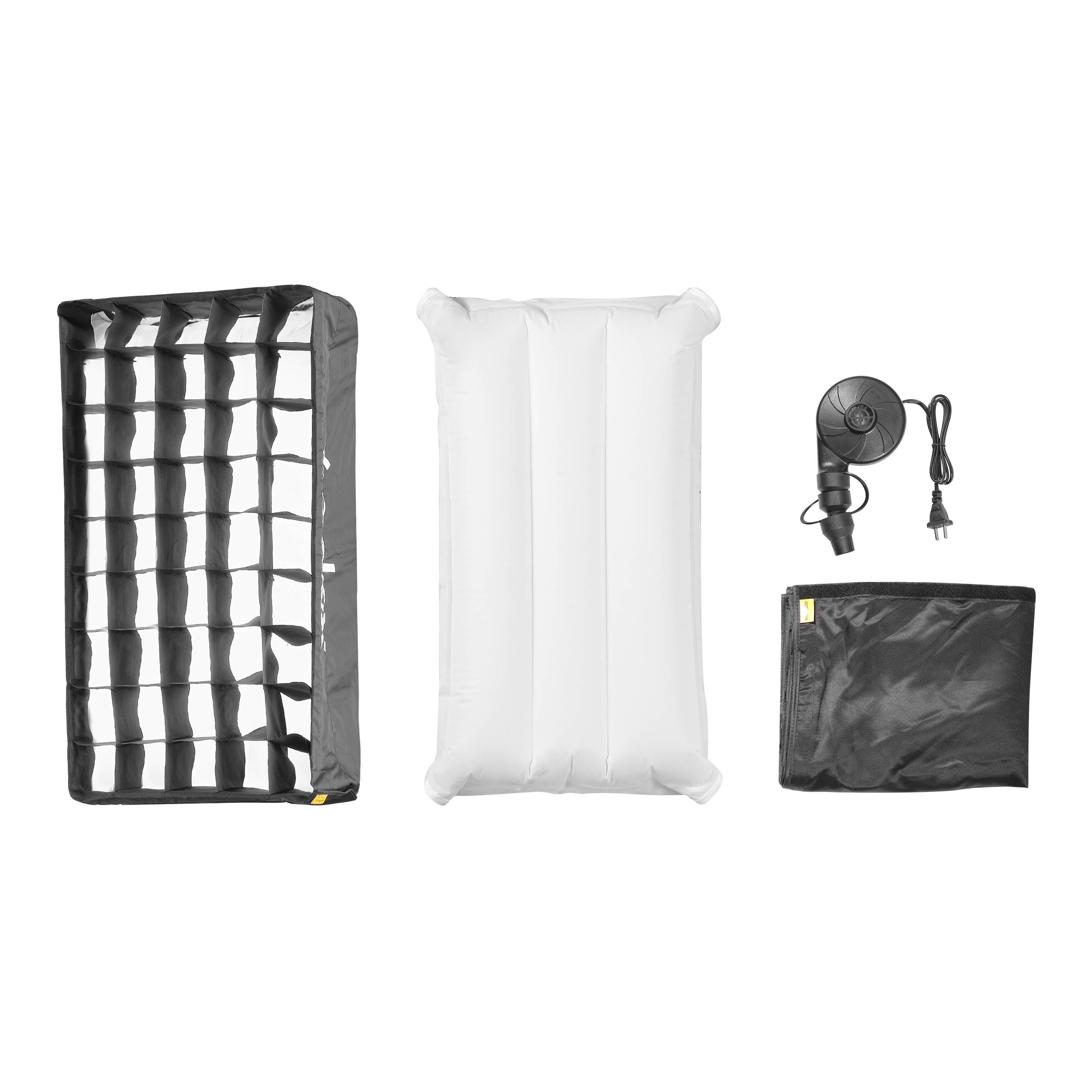 KNOWLED FA100 Inflatable Air Softbox for F100R Flexible LED Light Mat - Perfect for Photography, Video Lighting, and Studio Soft Light Diffusion
