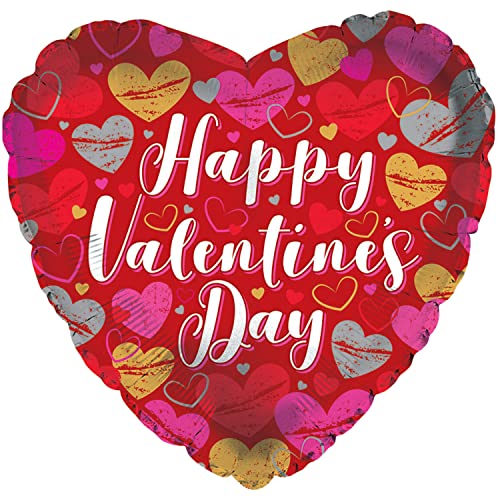 18 Inch Textured Hearts