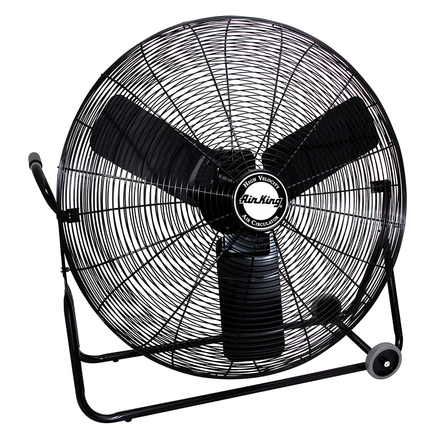Air King 9230 30-Inch 1/4 HP Pivoting Floor Fan - High Velocity Cooling Fan for Home, Office, or Warehouse - Black