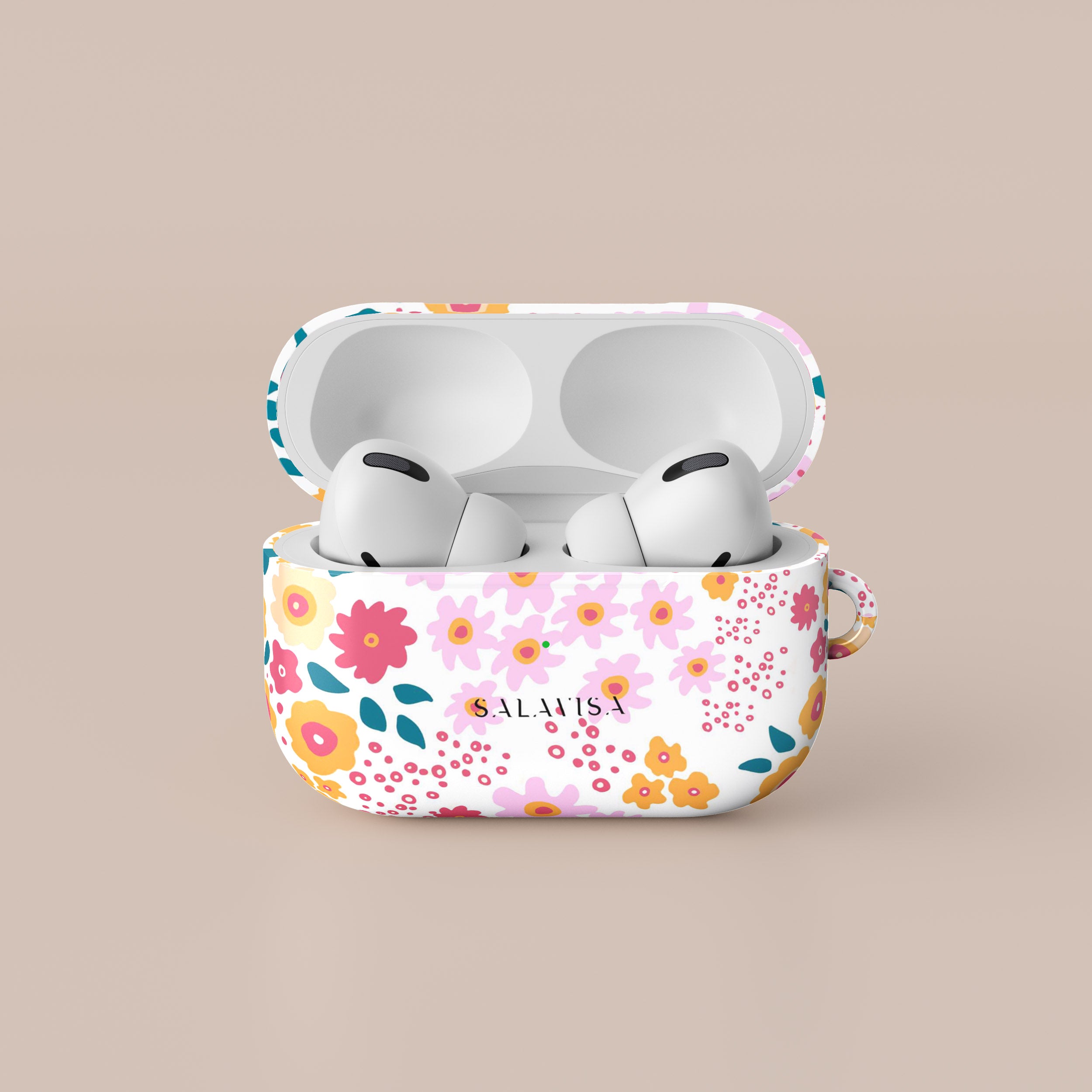 Cute Floral AirPods Case Cover - Spring Ditsy Pattern Design for AirPods 1/2/3 & Pro - Perfect for Women, Girls, Fashion Accessories & Everyday Use