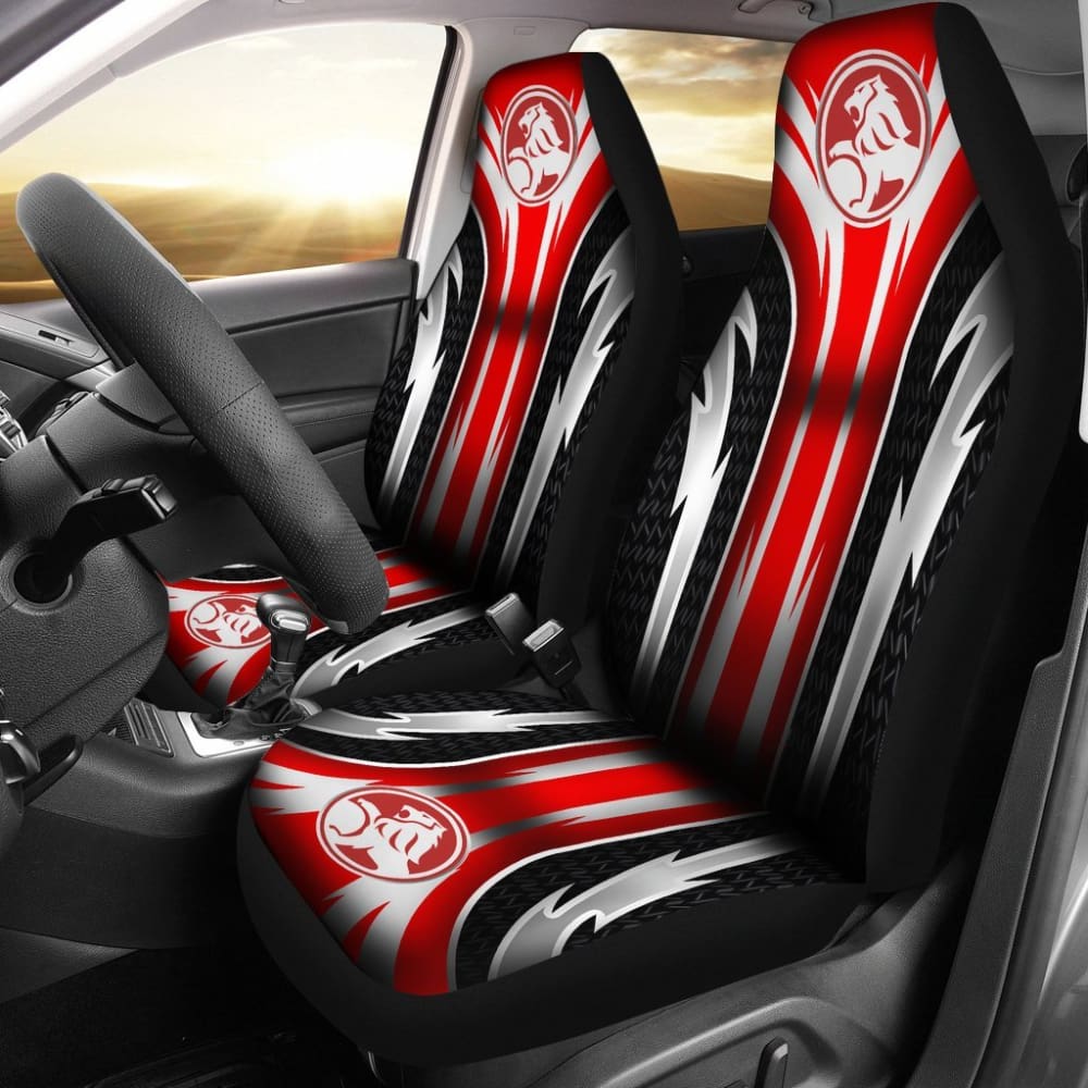 2-Piece Front Holden Seat Covers - Premium Red Car Seat Protectors (Model 144627) | Perfect for Daily Commuting, Road Trips & Vehicle Interior Protection