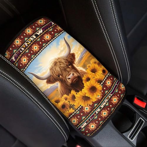 Highland Cow Sunflower Navajo