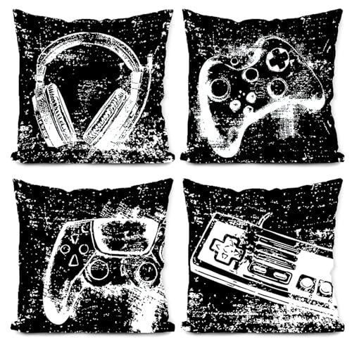 Gamer Black Set of 4