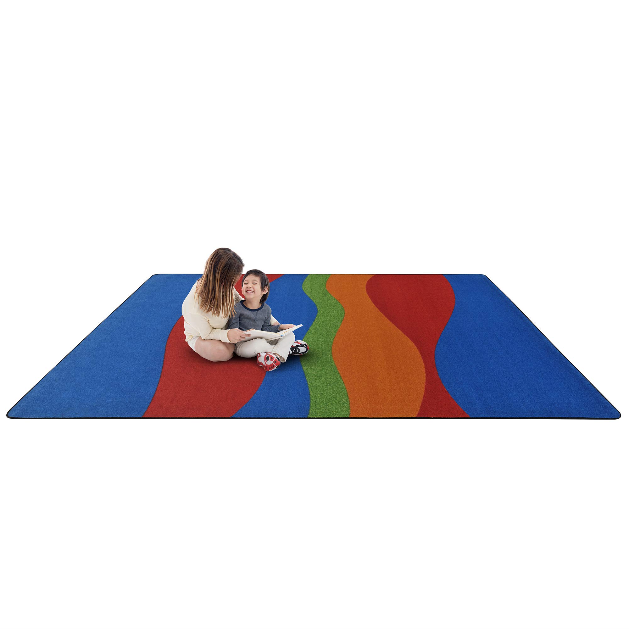 Joy Carpets Flow Teen Area Rugs 5'4