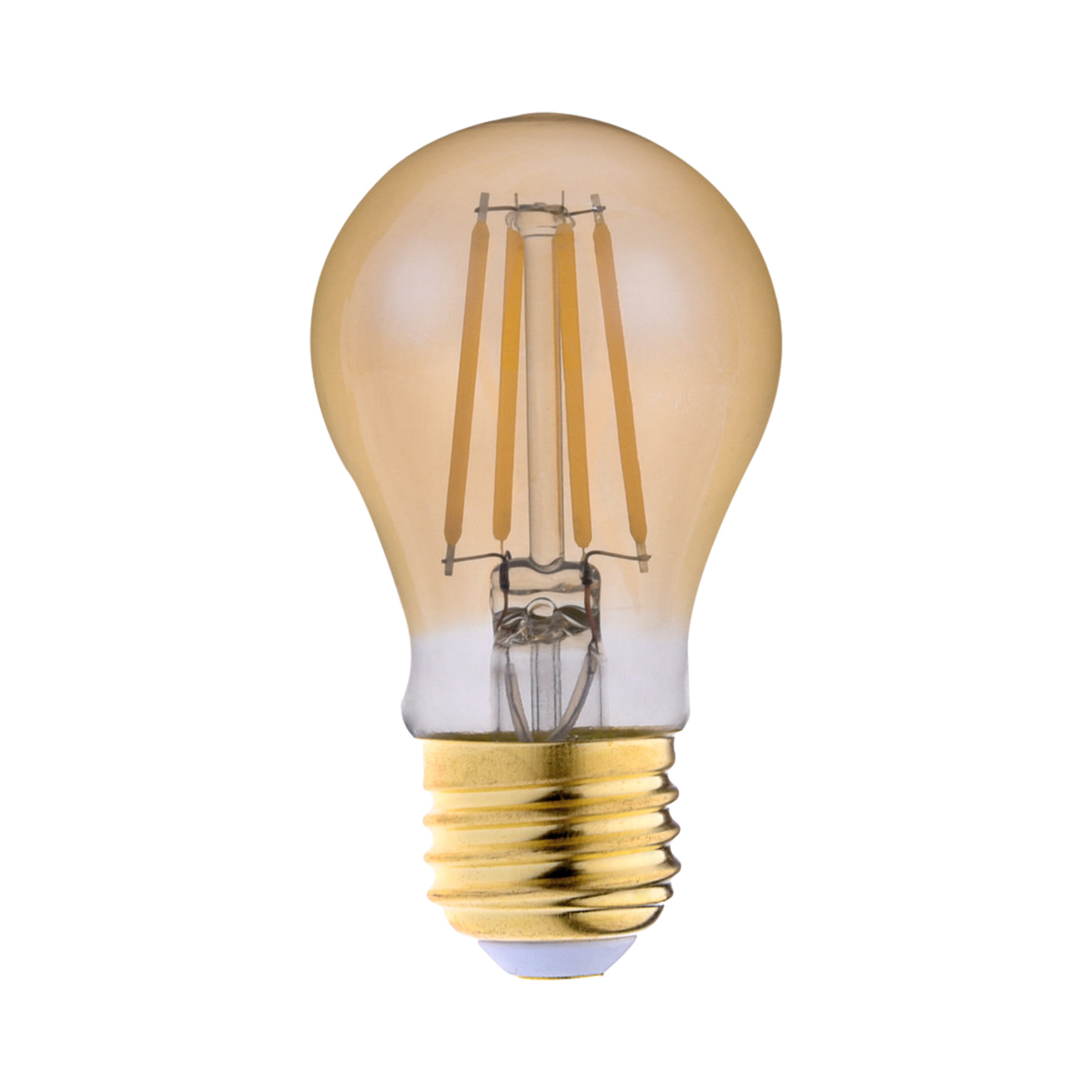 5W Amber Type A LED Bulb - Energy Efficient, Long Lasting Light Bulbs for Home, Office, and Outdoor Use - Perfect for Night Lights, Lamps, and Decorative Lighting