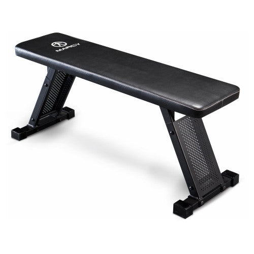 Marcy SB-1315 Flat Weight Bench for Home Gym - Adjustable Strength Training Bench for Full Body Workouts - Perfect for Dumbbell Press, Sit-Ups & Strength Exercises