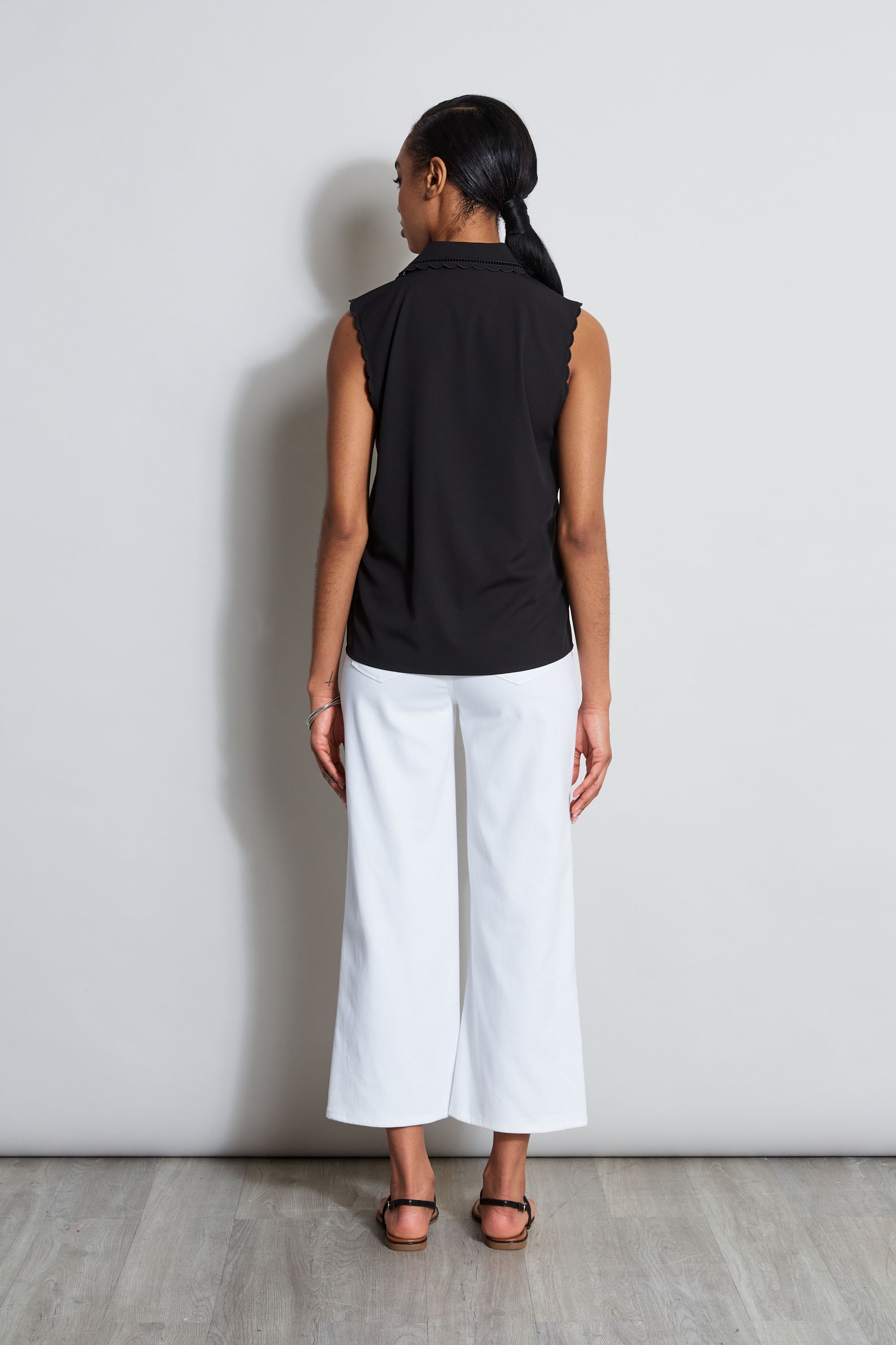 Women's Sleeveless Button Down Shirt - Casual Summer Blouse for Work & Vacation - Lightweight Breathable Office Wear & Beach Cover Up