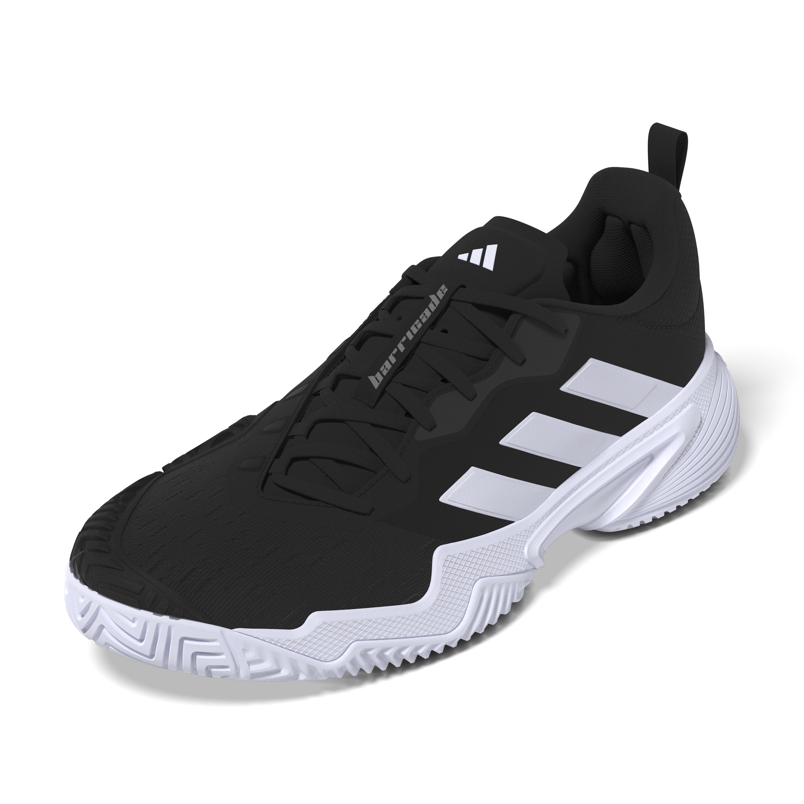Adidas Barricade Men's Tennis Shoes - Black/White ID1551 | High-Performance Court Shoes for Competitive Play & Training