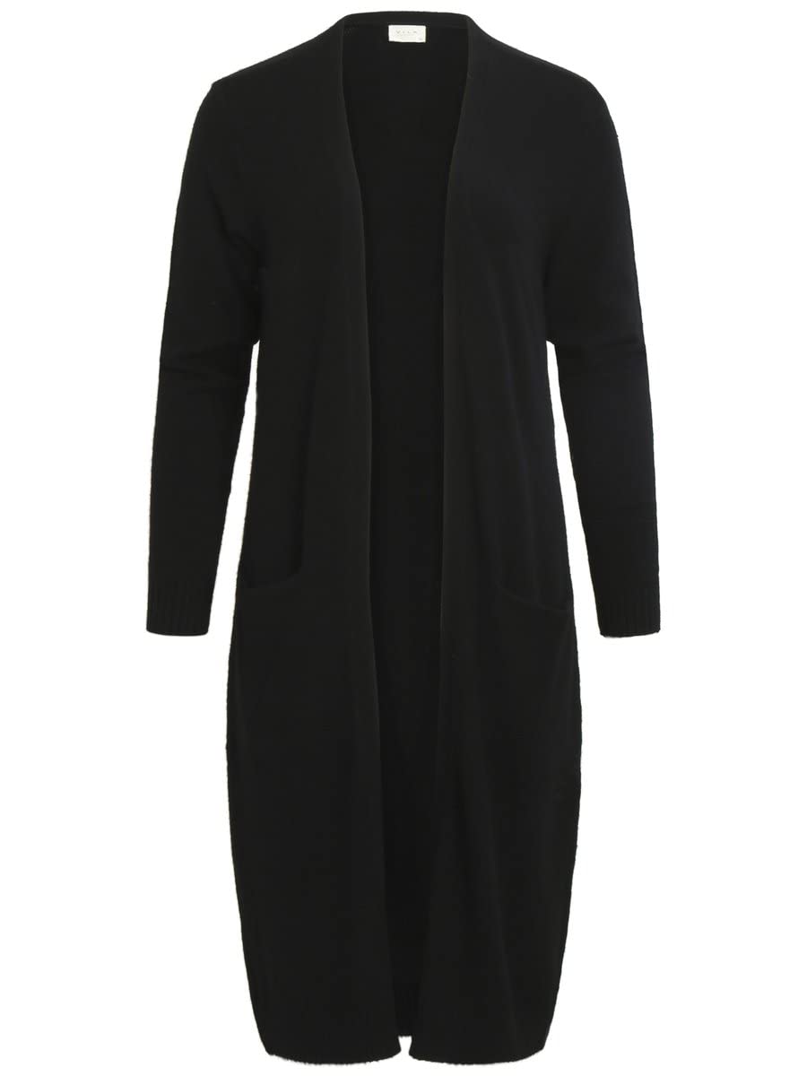 Women's Long Sleeve Knit Cardigan - Soft Loose Open Front Sweater for Fall & Winter, Perfect for Office, Casual Outfits, and Layering