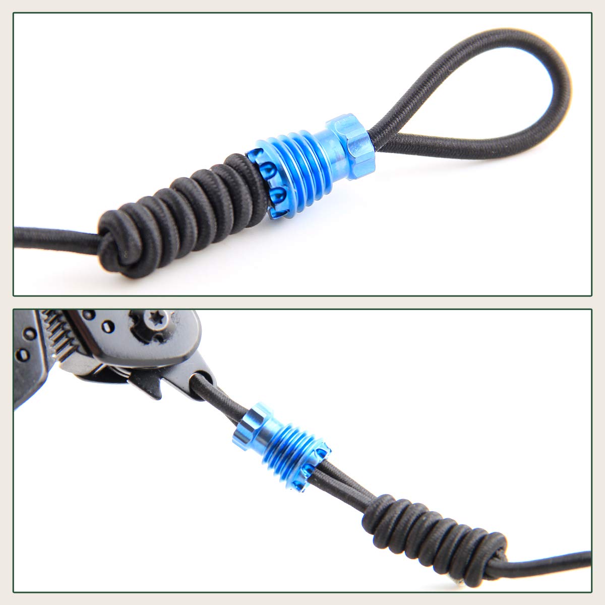 Premium Titanium Pendant Lanyard Bead - Durable EDC Accessory for Outdoor, Hiking & Everyday Carry (EDC) - Perfect for Keychains, Backpacks & Survival Gear