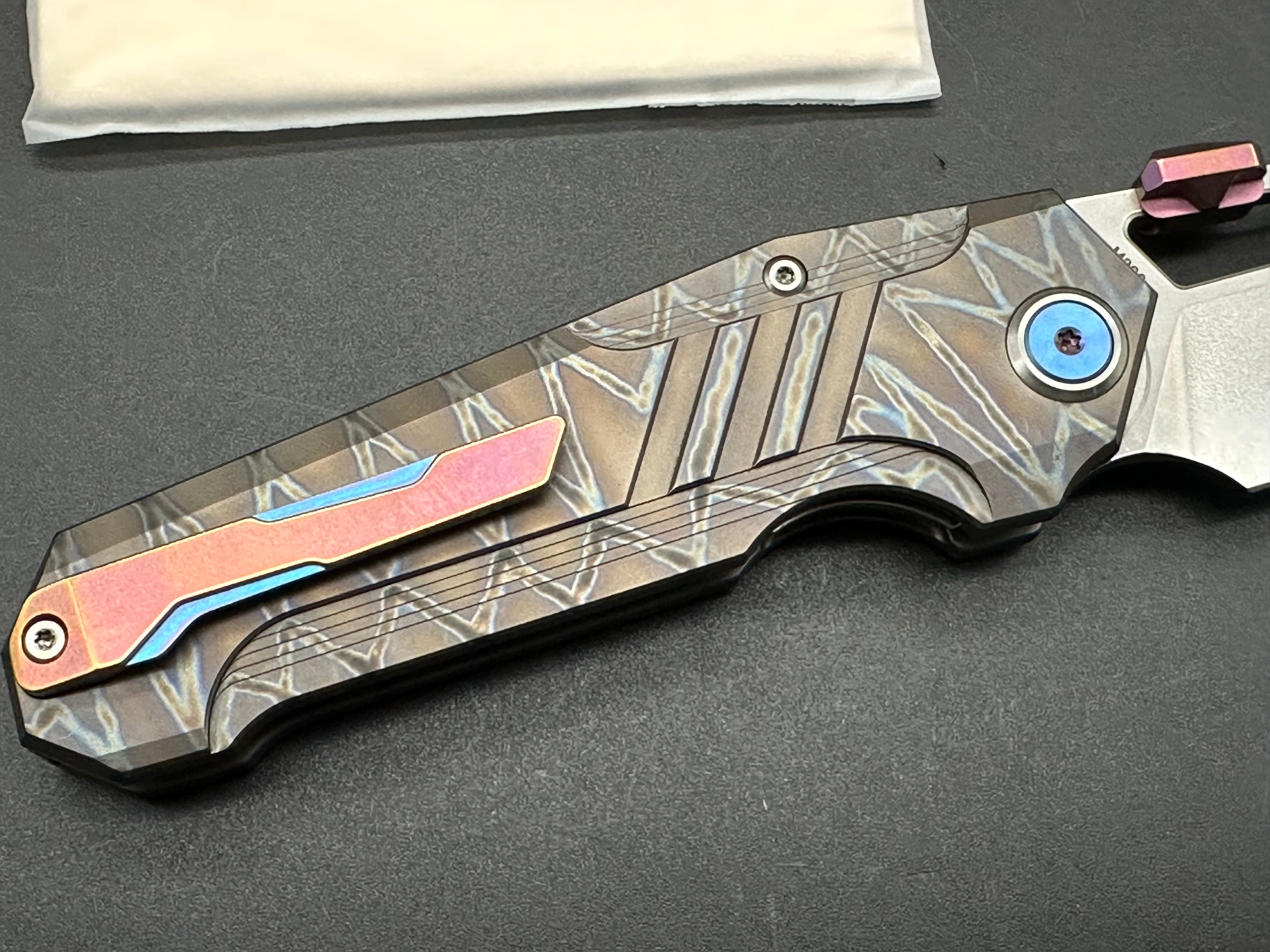 FENGYELIN Flame Shield Titanium Frame - Custom Anodized Accents for Bicycles, Motorcycles & Extreme Sports Gear | Lightweight & Durable Flame-Resistant Protection