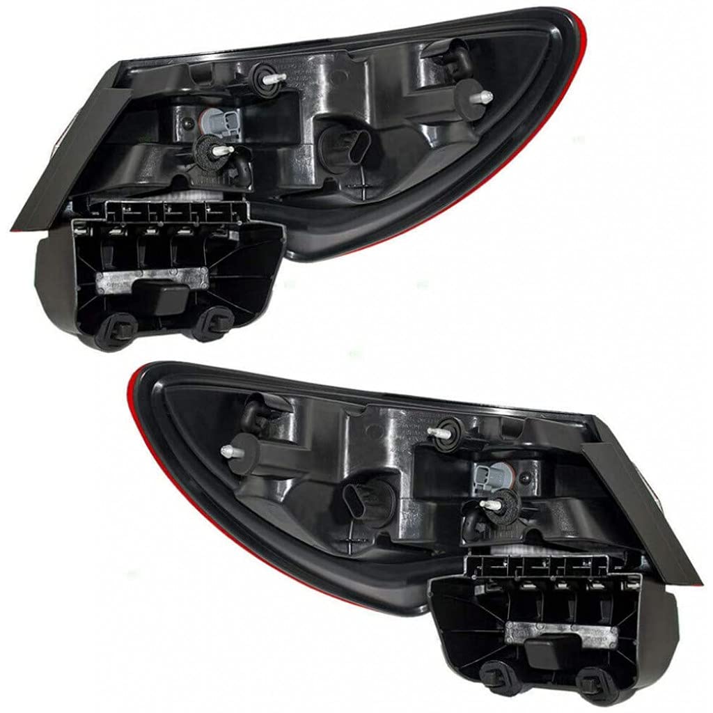 2011-2014 Chrysler 200 LED Tail Lights Pair - Driver & Passenger Side Replacement (CH2818131 CH2819131) for Sedan - Fits 5182525AD 5182524AD/AC - Upgrade Your Car's Rear Lighting for Night Driving Safety