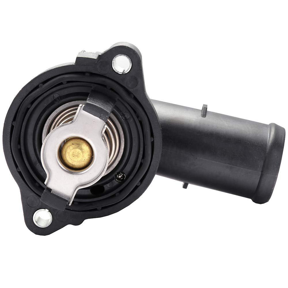 ECCPP Engine Coolant Thermostat Housing Assembly 5184651AG - Compatible with 2011-2019 Jeep Grand Cherokee & 2012-2016 Jeep Wrangler - Reliable Cooling System Replacement for Off-Road & Daily Driving