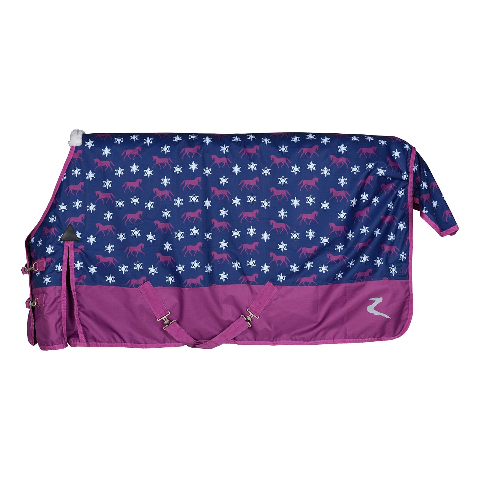 HORZE Tucker Pony Medium Weight Turnout Blanket 200g - Waterproof Horse Stable Rug for Winter & Outdoor Riding