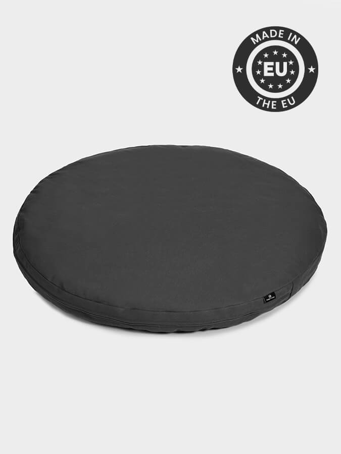 Organic Round Zabuton Meditation Cushion for Yoga & Zen Practice - Comfortable Floor Seating Pillow for Home Studio, Meditation & Relaxation