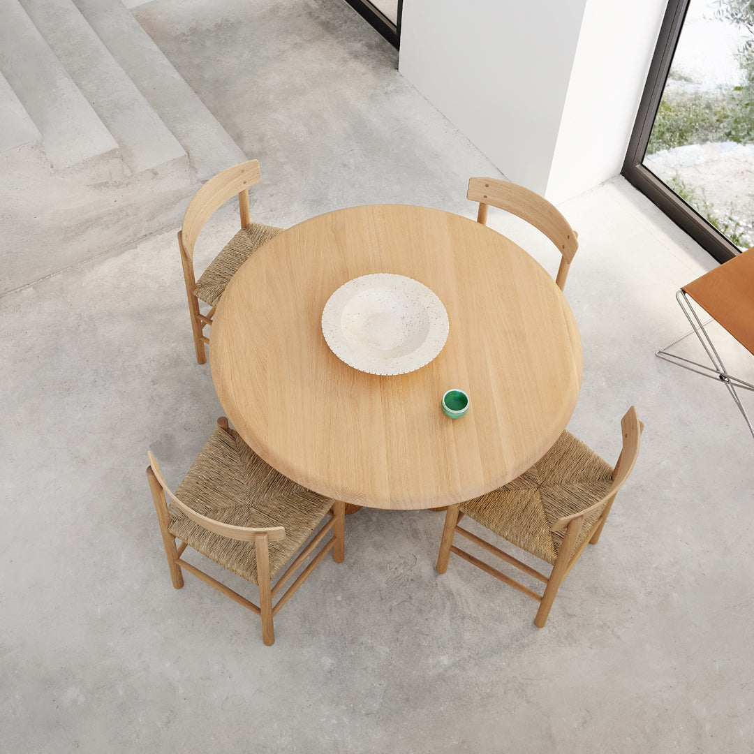 Modern Islets Dining Table - Solid Wood Kitchen Table for 6 - Perfect for Family Gatherings & Dinner Parties