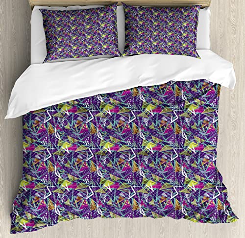 Purple and Cadet Blue