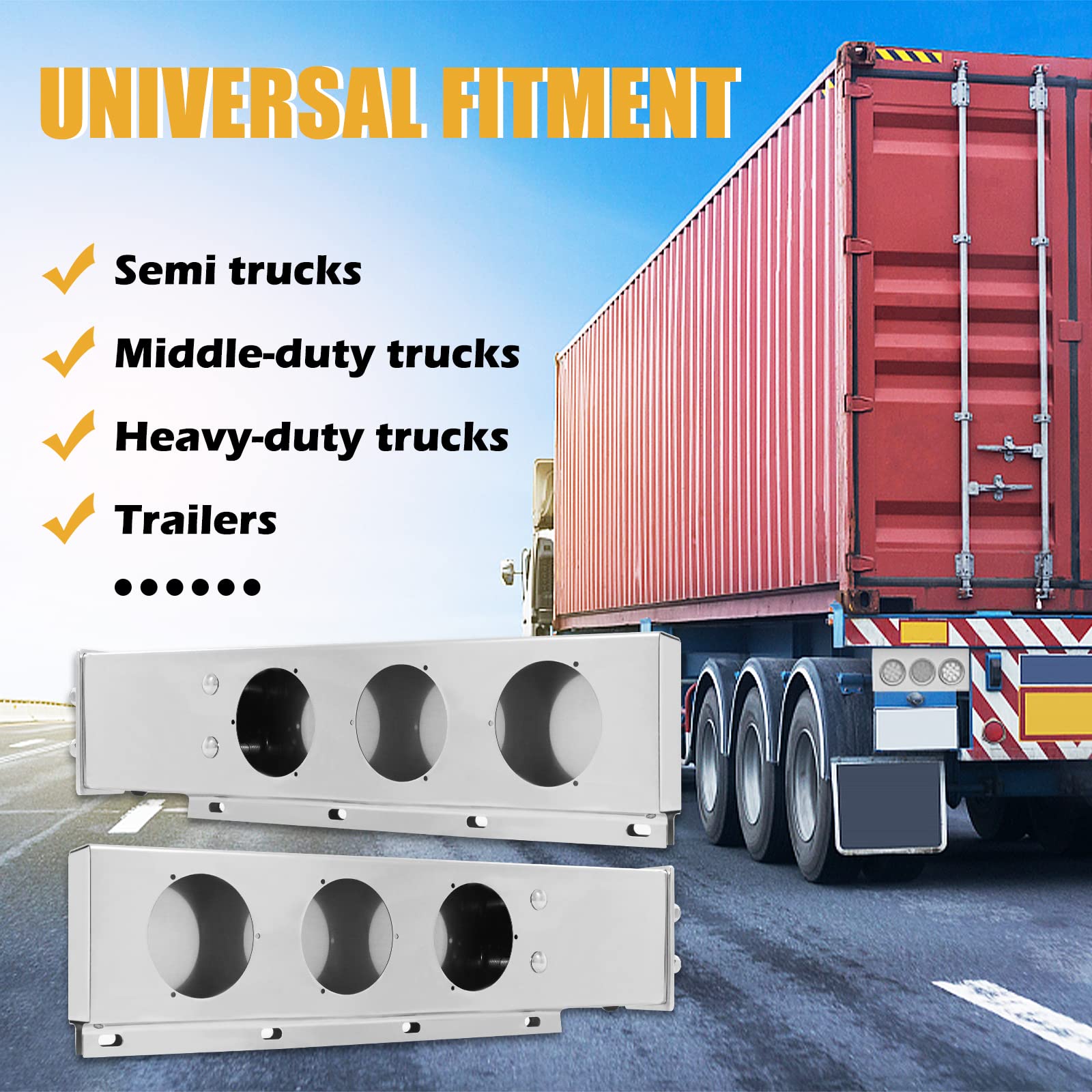 Stainless Steel Mud Flap Hanger - 2.5