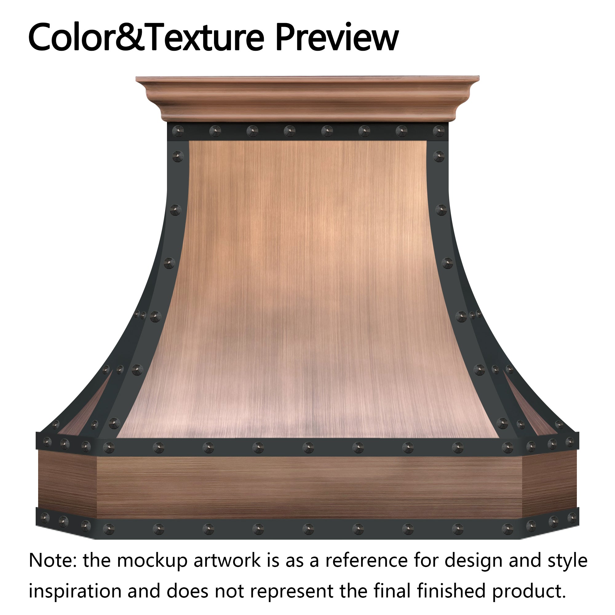 Handcrafted Custom Antique Copper Range Hood | Vintage Kitchen Hood Vent | Premium Copper Kitchen Exhaust Hood for Modern & Rustic Kitchens | Perfect for Farmhouse, Industrial & Traditional Home Decor