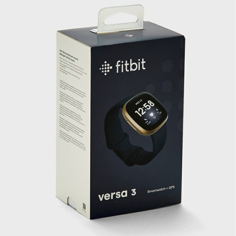 Fitbit Versa 3 Smart Watch with Alexa Built-in, Heart Rate Monitor, GPS & Sleep Tracking - Perfect for Fitness Enthusiasts & Active Lifestyles