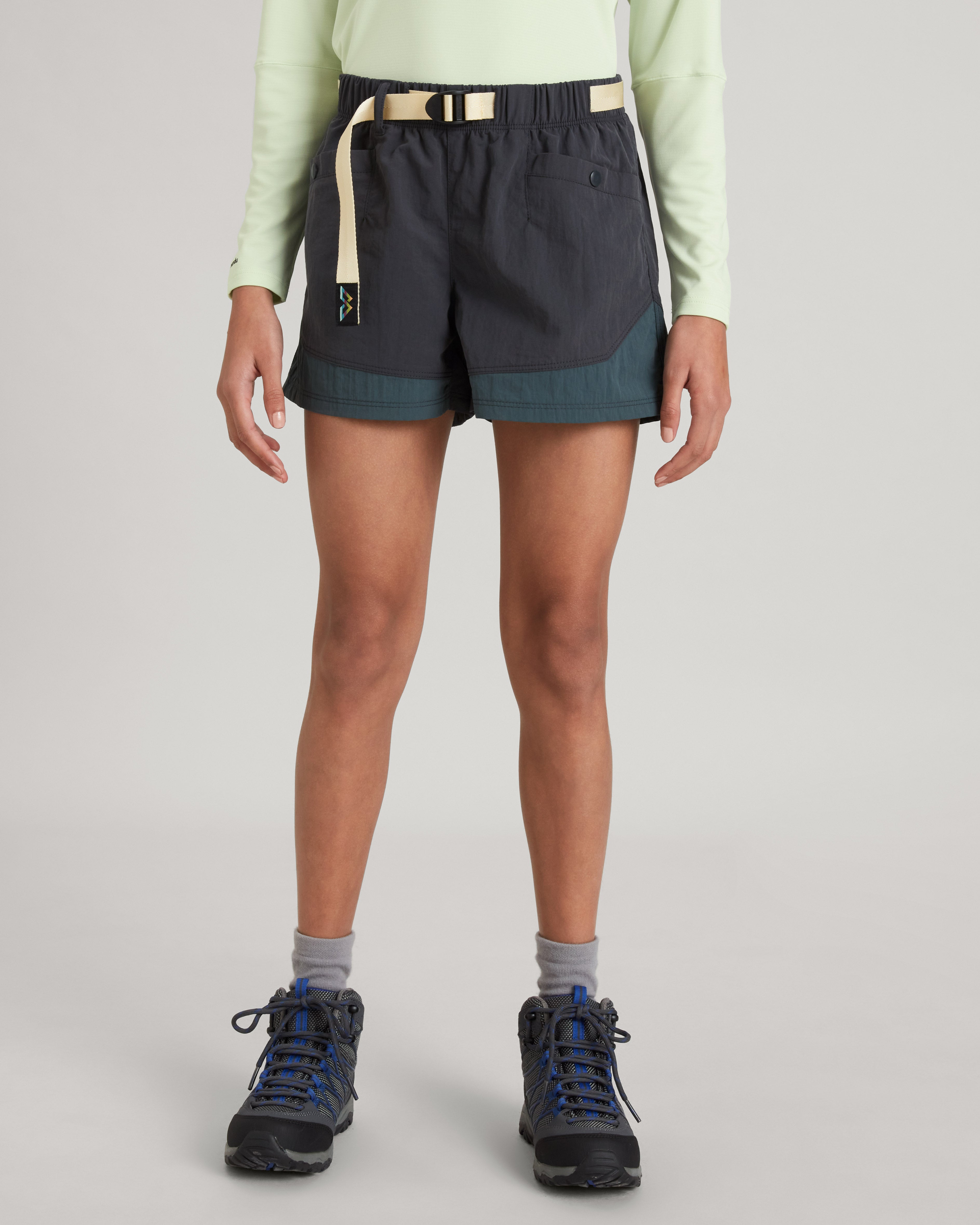 EVRY Girls Cargo Shorts for Everyday Wear - Comfortable Night/Light Night Casual Shorts for Outdoor Activities, Travel & Summer Adventures