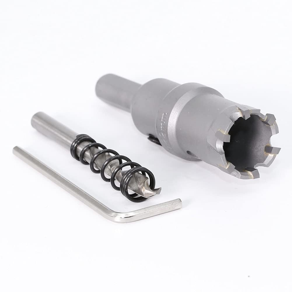 17mm Carbide Hole Saw Cutter for Stainless Steel, Metal & Aluminum - Perfect for Metalworking & DIY Projects