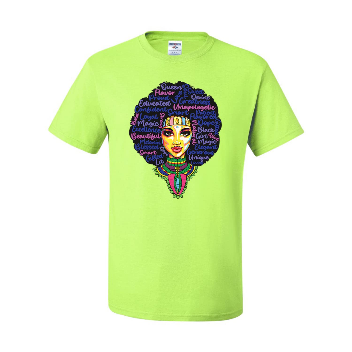 Queen Bee Strong Black Woman Black Pride Men's Graphic T-Shirt - Empowering Black Culture Tee for Men - Perfect for Black History Month, Pride Events & Casual Wear