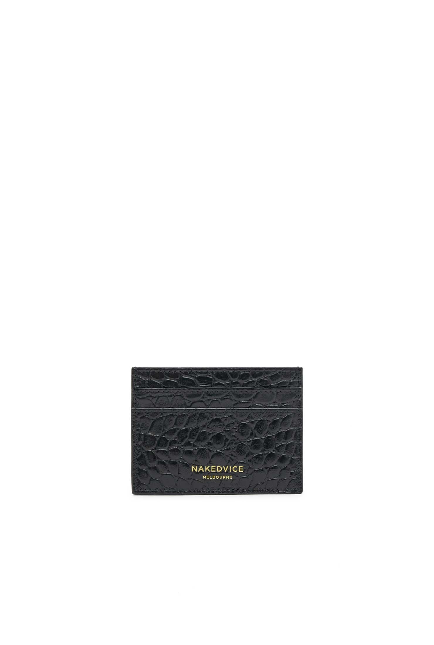 Lola Gold Card Holder - Slim Luxury Wallet for Credit Cards & IDs - Perfect for Women's Purses, Travel & Everyday Use