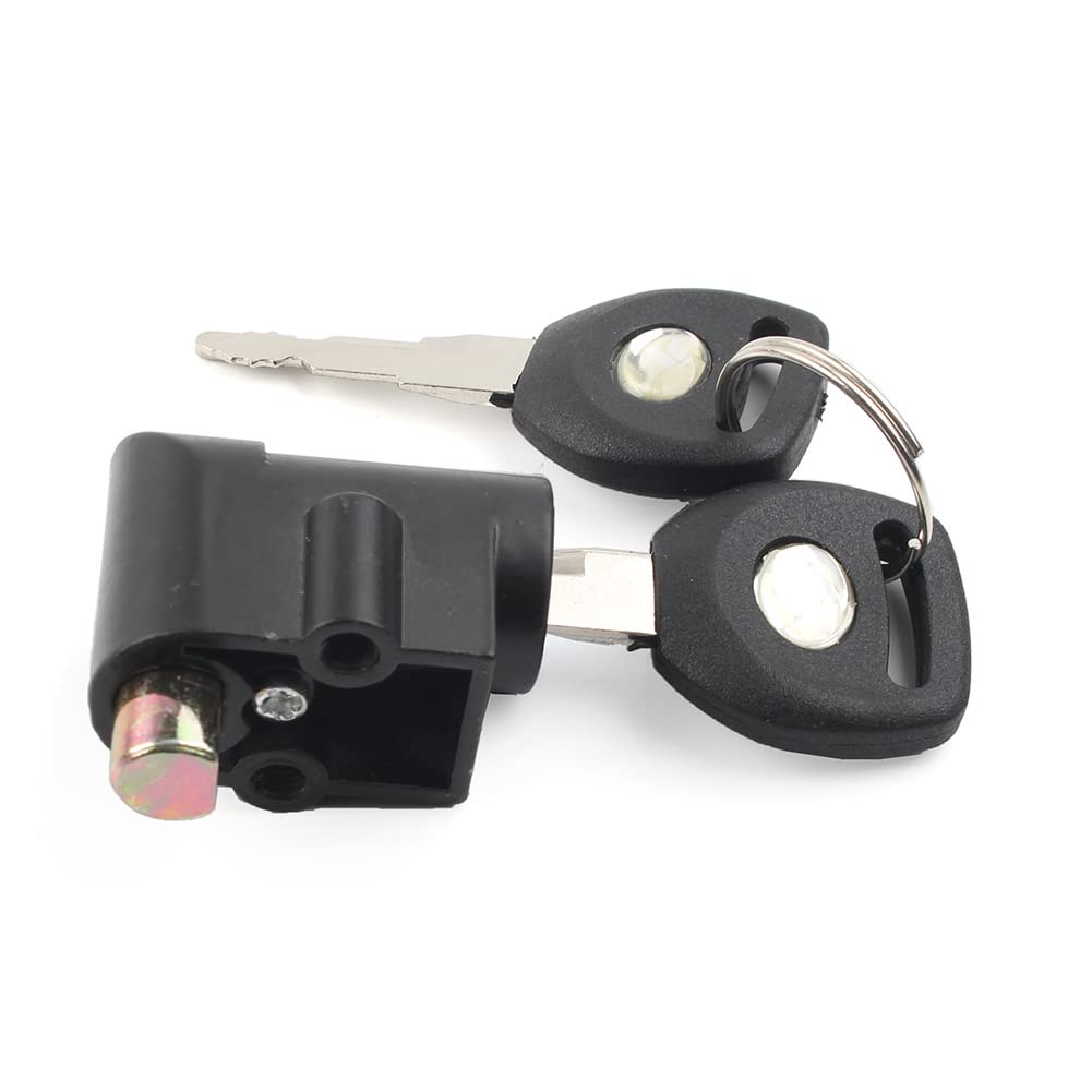 Suzuki GN125 Motorcycle Steering Lock & Key Set with 2 Keys - Anti-Theft Security for Parking & Storage