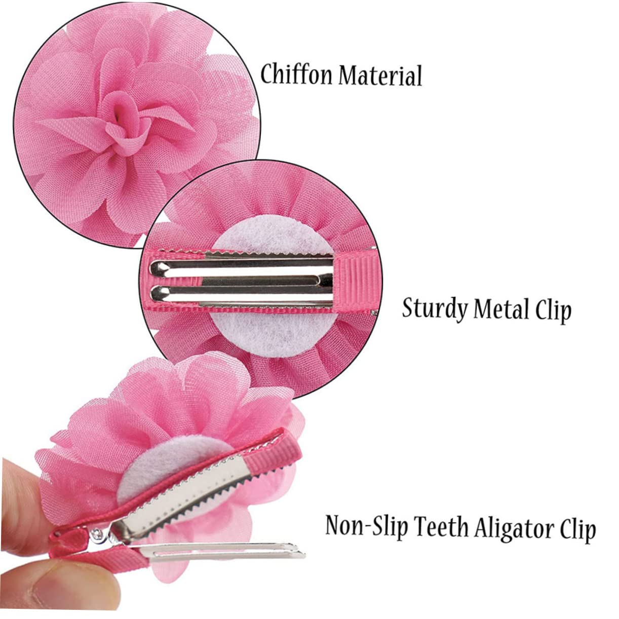 Totority 20 Pcs Spinning Hair Clips for Girls & Bridal Hair Accessories - Perfect for Parties & Weddings