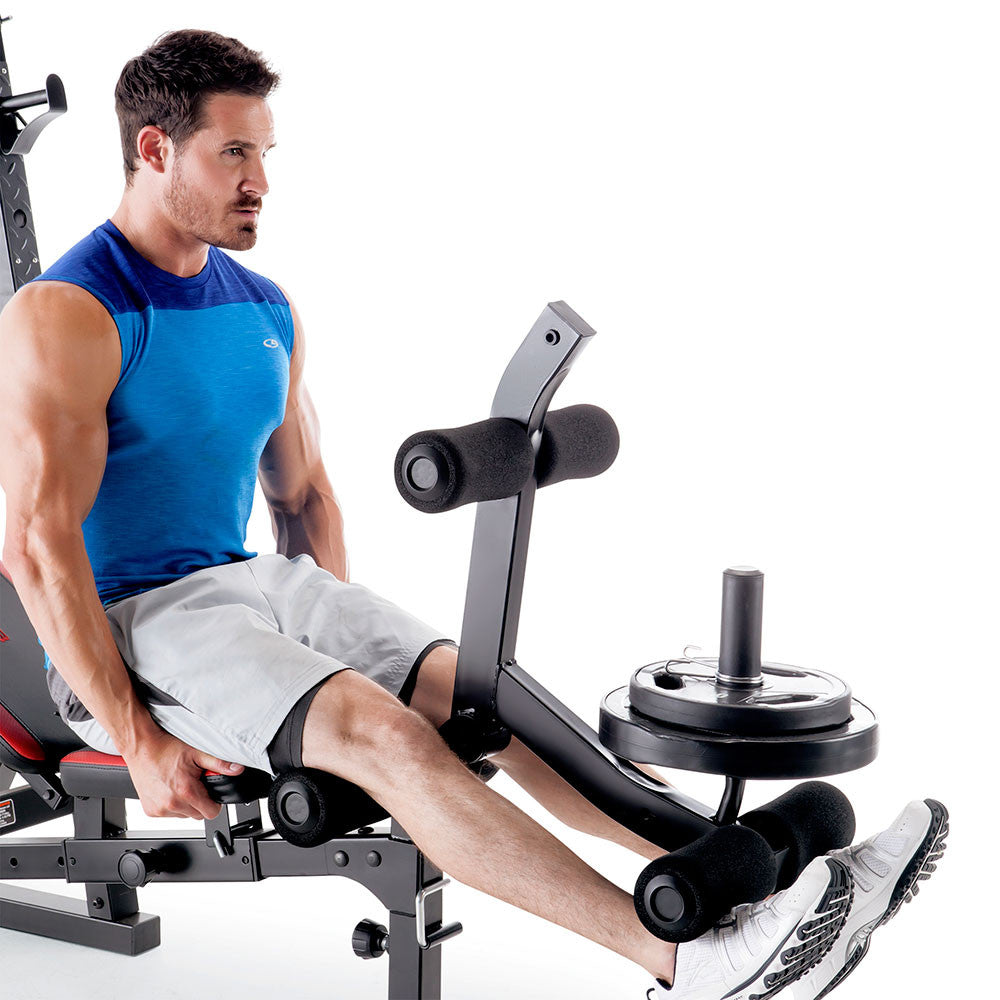 Marcy Deluxe Olympic Weight Lifting Bench MKB-957 - Adjustable Strength Training Bench for Home Gym Workouts | Perfect for Weightlifting, Bodybuilding & Fitness Training