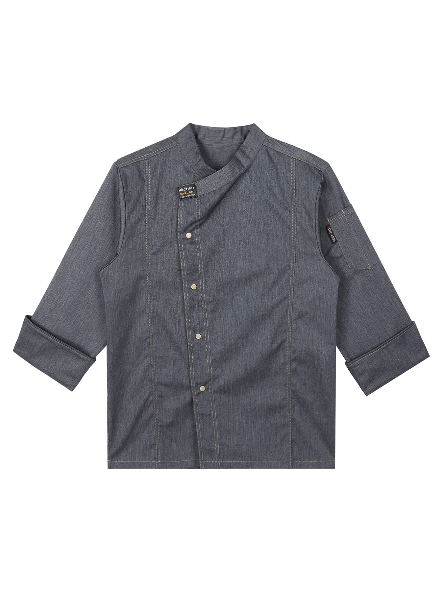 Unisex Chef Coat - Professional Kitchen Work Uniform for Men & Women - Ideal for Restaurants, Cooking Classes & Culinary Events