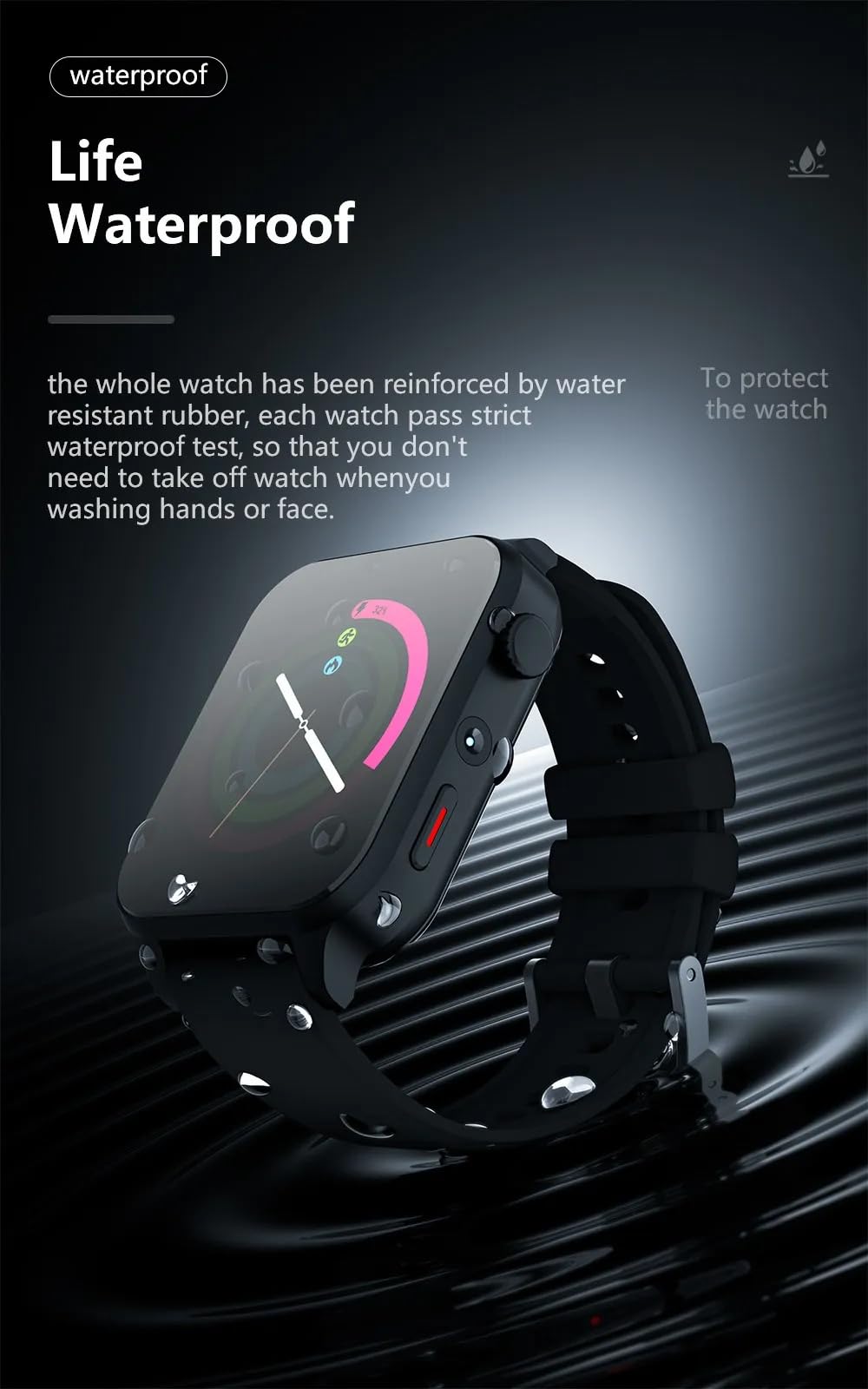 4G LTE Smart Watch Phone - Android 9.0 OS, 4GB RAM 64GB ROM, 1.99