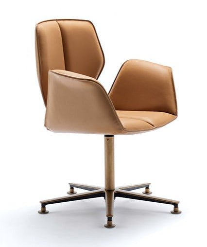 Fosca Big ABF Executive Office Armchair by Fasem - Premium Ergonomic Leather Desk Chair for Home & Business - Perfect for Conference Rooms, Executive Suites & Home Offices