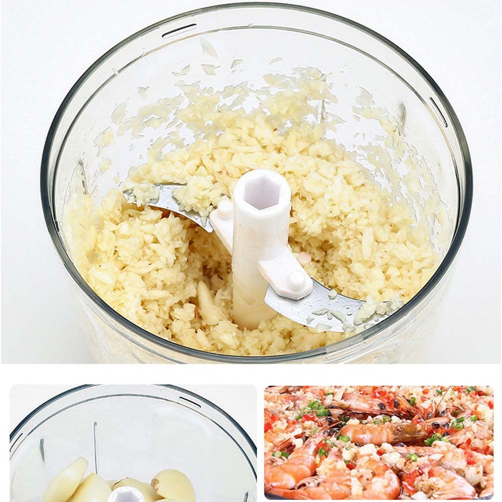 Multi-Function Manual Rotary Vegetable Cutter & Meat Grinder - Hand Pull Rope Garlic Masher for Kitchen, Home Use - Perfect for Chopping Veggies, Grinding Meat & Mincing Garlic