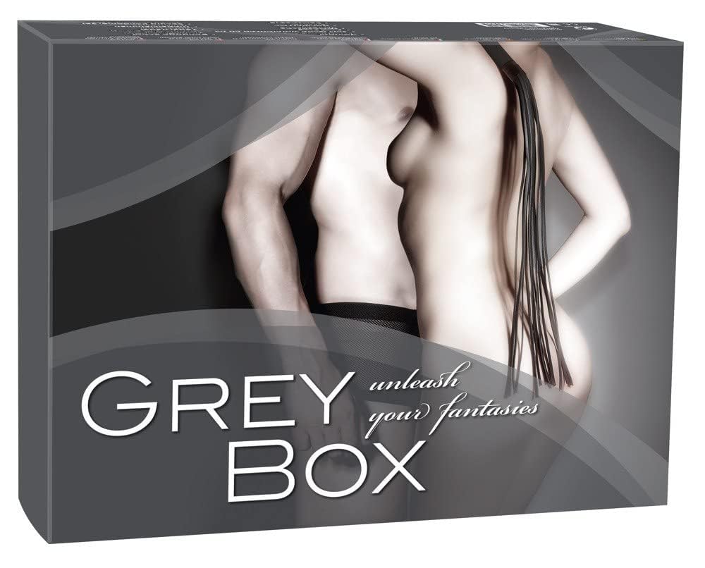 Elegant Grey Bondage Gift Box Set - Perfect for Couples, Bachelorette Parties & Romantic Nights - Sensual Accessories for Adults