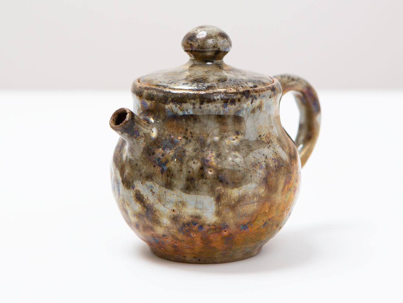 Shino Gold Glaze Ceramic Vase - Handcrafted Japanese Pottery for Home Decor, Wedding Centerpieces & Gift Ideas
