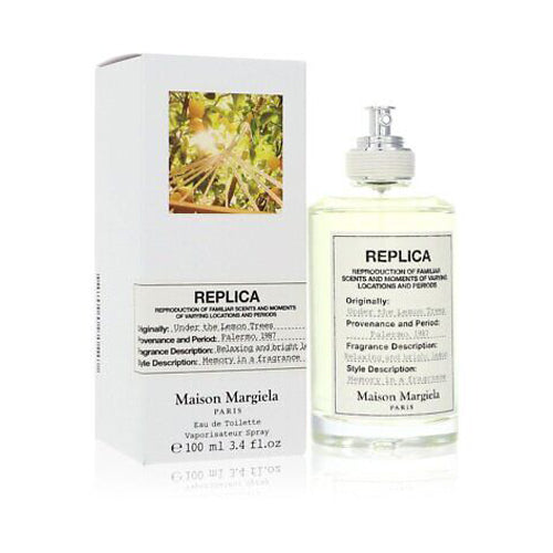 Maison Margiela Replica The Lemon Trees 100ml Eau de Toilette - Unisex Citrus Perfume for Summer, Daytime Wear & Fresh Fragrance Lovers